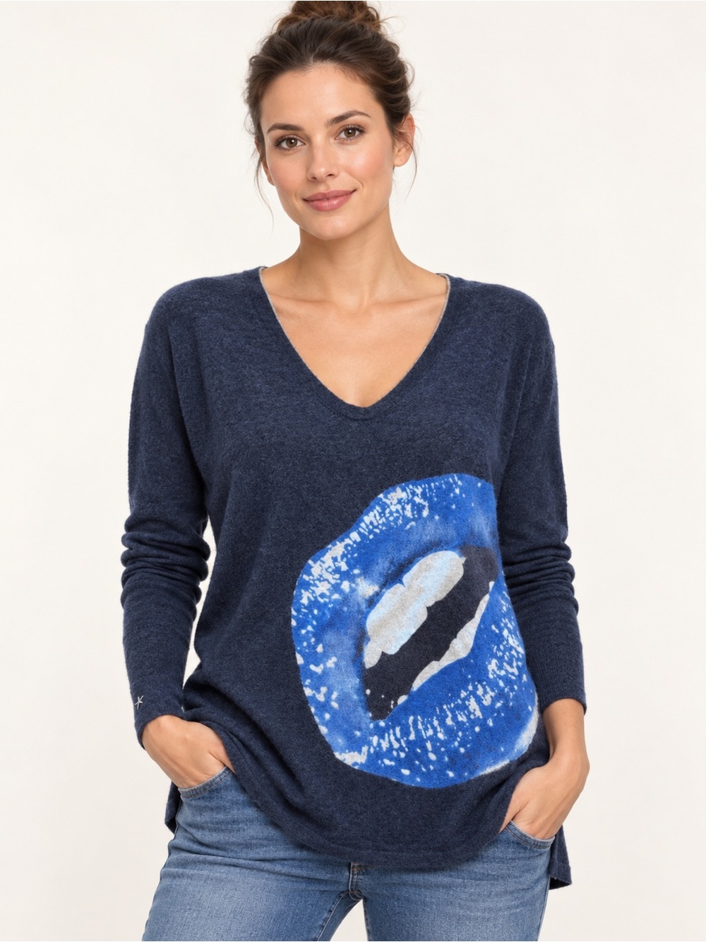 Rockstar cashmere oversized sweater